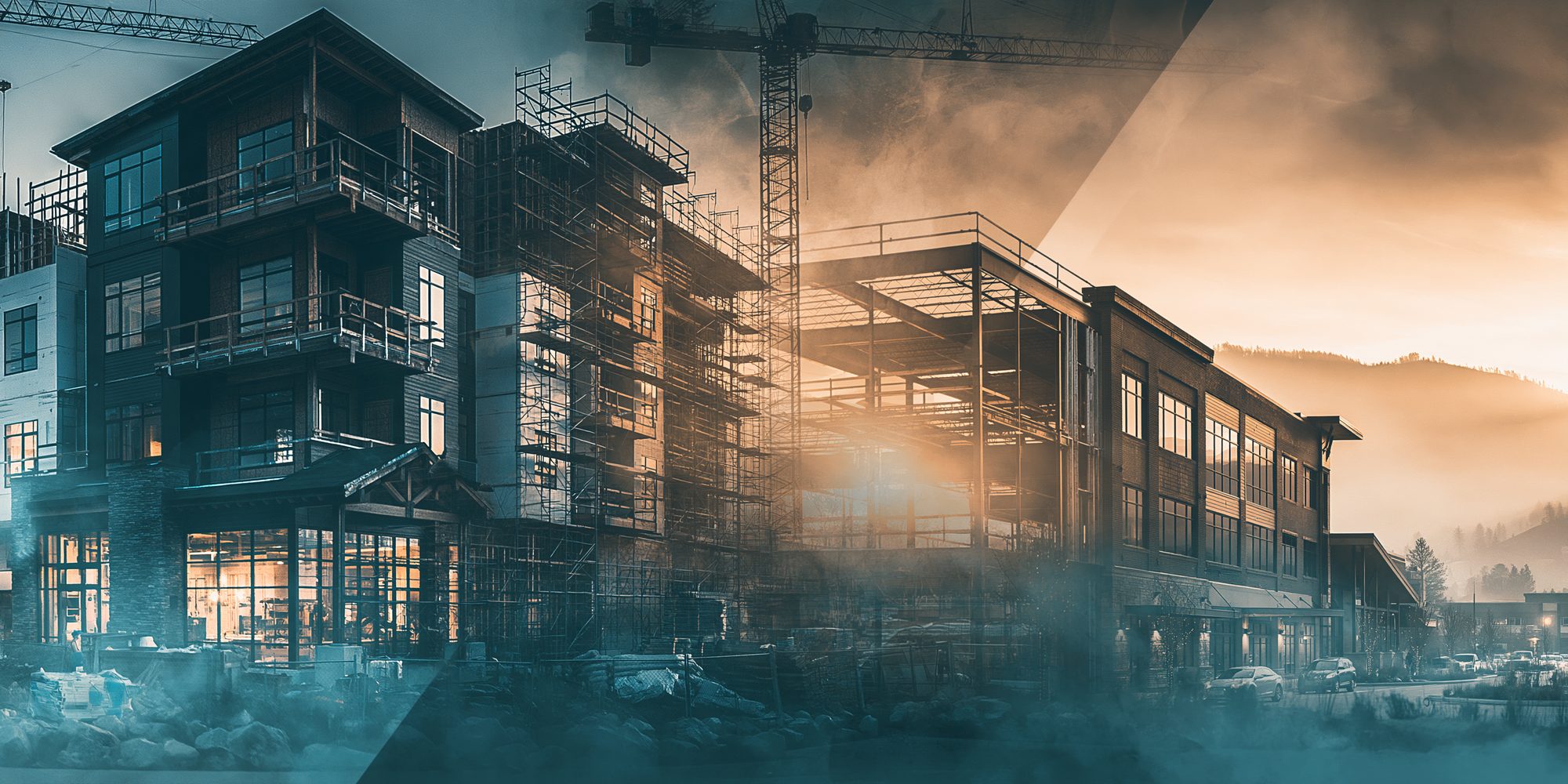 Range of construction projects from multi-family to commercial buildings